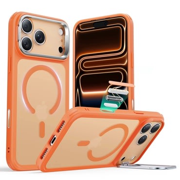 Hibridna maska ESR "Classic Hybrid HaloLock Kickstand" za iPhone 17 Pro - frosted orange