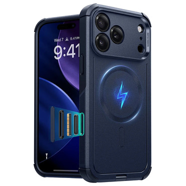 Hibridna maska ESR "Cyber HaloLock" za iPhone 17 Pro - blue