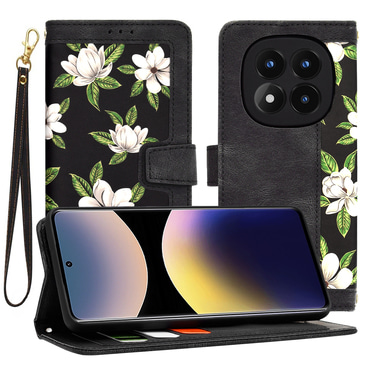 Torbica Techsuit "FlipCraft" za Xiaomi Redmi Note 14 Pro 4G - flowers of the dawn