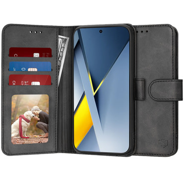 Torbica Techsuit "Diary Book" za Xiaomi Poco F8 Ultra - crna