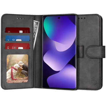 Torbica Techsuit "Diary Book" za Xiaomi  Redmi Note 15 5G / Note 15 4G crna
