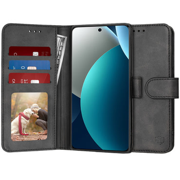 Torbica Techsuit "Diary Book" za Xiaomi Redmi Note 15 Pro 4G crna