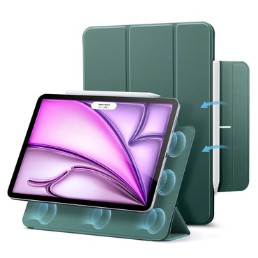 Magnetna torbica ESR "Rebound Magnetic" za iPad Pro 12.9 2020 / iPad Pro 12.9 2021 / iPad Pro 12.9 2022 / iPad Air 13 2024 / iPad Air 13 2025 - forest green