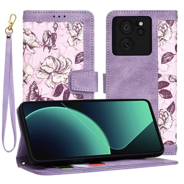 Torbica Techsuit "FlipCraft" za Xiaomi 13T / 13T Pro - mysterious purple