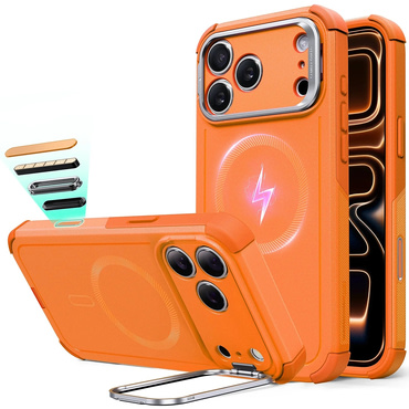 Hibridna maska ESR Cyber Armor Kickstand za iPhone 17 Pro Max - orange