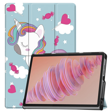 Maska Techsuit "FoldPro" za Lenovo Tab Plus - unicorn