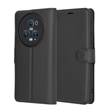 Torbica Techsuit "Leather Folio" za Honor Magic5 Pro 5G - crna