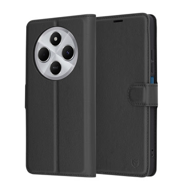 Torbica Techsuit "Leather Folio" za Xiaomi Redmi 14C / Poco C75 - crna