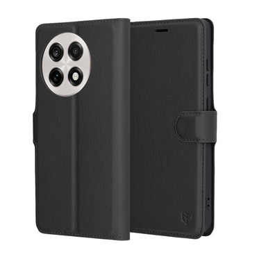 Torbica Techsuit "Leather Folio" za OnePlus 13R - crna