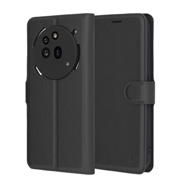 Torbica Techsuit "Leather Folio" za Nothing Phone (3a) Pro - crna