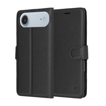 Torbica Techsuit "Leather Folio" za iPhone Air - crna