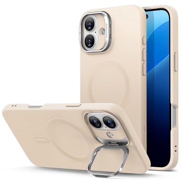 Silikonska maska ESR "Cloud Soft HaloLock Kickstand" za iPhone 16 Plus - light tan