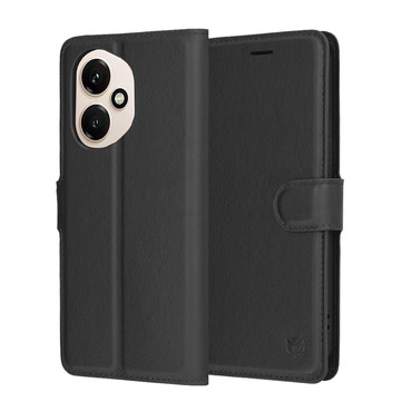 Torbica Techsuit "Leather Folio" za Honor 400 - crna