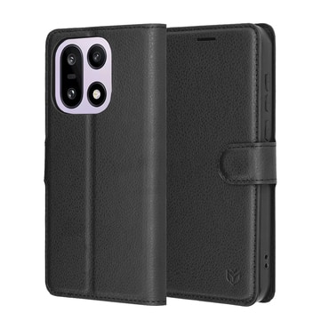 Torbica Techsuit "Leather Folio" za OnePlus 15 - crna
