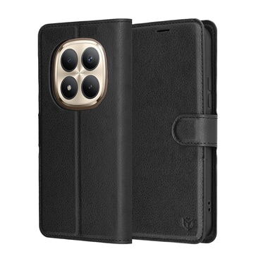 Torbica Techsuit "Leather Folio" za Xiaomi Redmi Note 15 Pro 4G - crna