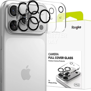 2-Pack premium zaštitnog stakla za zadnju kameru Ringke "Camera Full Cover" za iPhone 17 Pro - crni
