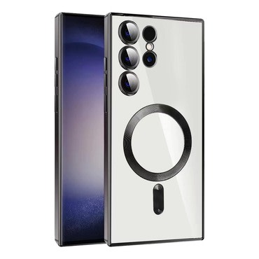 Hibridna maska MagShield sa zaštitom zadnje kamere i 2 magneta MagSafe za Samsung Galaxy S26 Ultra - metallic black