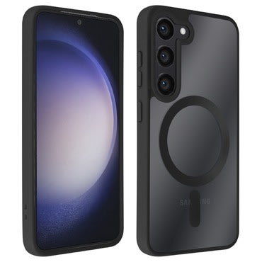 Hibridna maska "PastelMag" s magnetom Magsafe za Samsung Galaxy S26 Plus - black