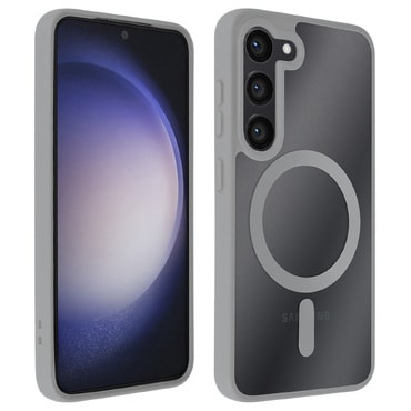 Hibridna maska "PastelMag" s magnetom Magsafe za Samsung Galaxy S26 Plus - titanium gray