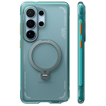 Premium maska Torras "Ostand Spin Air MagSafe" za Samsung Galaxy S26 Ultra - glacier green