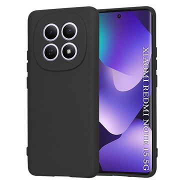 Silikonska maska Techsuit SoftFlex za Xiaomi Redmi Note 15 5G / Redmi Note 15 4G / Poco M8 - crna