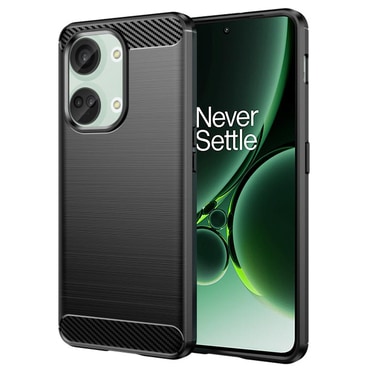 TPU gel maska  "Brushed Carbon" za OnePlus Nord 3 -  crna