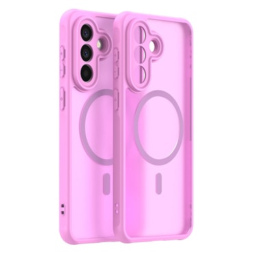 Hibridna maska "HaloFrost II MagSafe" za Samsung Galaxy A57 - pink