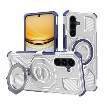 Hibridna maska "Carbon Shield Pro" za Samsung Galaxy A57 - blue transparent