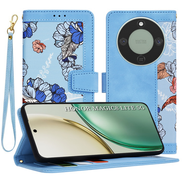 Torbica Techsuit "FlipCraft" za Honor Magic8 Lite - vibrant blue