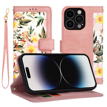 Torbica Techsuit "FlipCraft" za iPhone 14 Pro - sweetheart pink