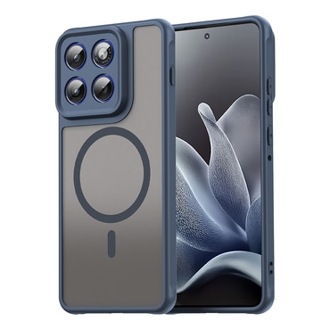 Hibridna maska "HaloFrost II MagSafe" za Motorola Edge 70 - navy blue