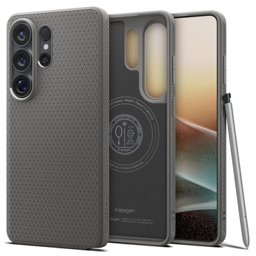 Maska Spigen "Liquid Air Magsafe" za Samsung Galaxy S26 Ultra - marble grey