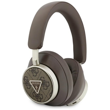 Bluetooth naglavne slušalice Guess "4G Triangle Logo" BT 5.4 - brown