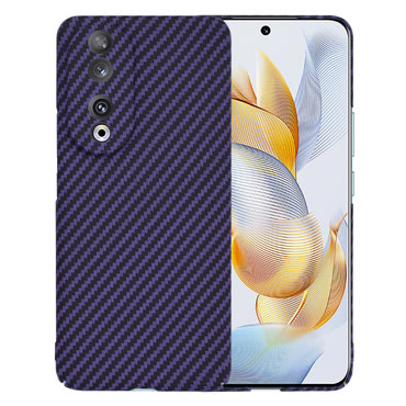 Čvrsta TPU maska Techsuit "Carbonite FiberShell" za Honor 90 - purple