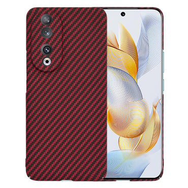 Čvrsta TPU maska Techsuit "Carbonite FiberShell" za Honor 90 - red