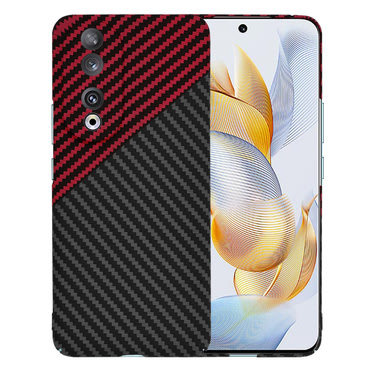 Čvrsta TPU maska Techsuit "Carbonite FiberShell" za Honor 90 - red vortex
