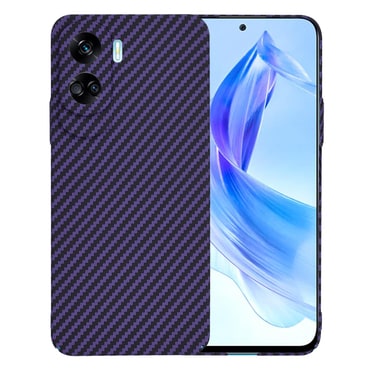 Čvrsta TPU maska Techsuit "Carbonite FiberShell" za Honor 90 Lite - purple