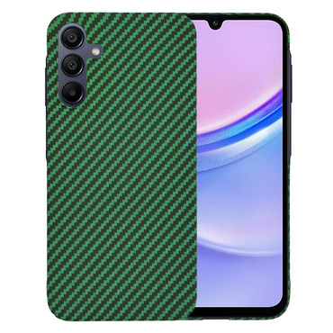 Čvrsta TPU maska Techsuit "Carbonite FiberShell" za Samsung Galaxy A15 - green