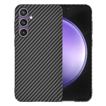 Čvrsta TPU maska Techsuit "Carbonite FiberShell" za Samsung Galaxy S23 FE - black
