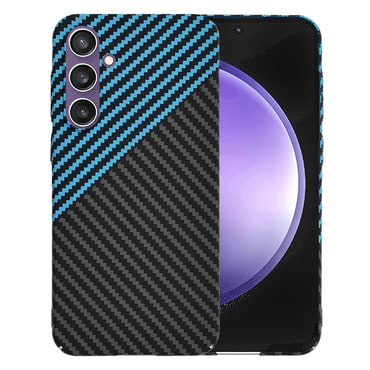 Čvrsta TPU maska Techsuit "Carbonite FiberShell" za Samsung Galaxy S23 FE - blue pulse