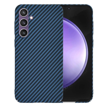Čvrsta TPU maska Techsuit "Carbonite FiberShell" za Samsung Galaxy S23 FE - cyan