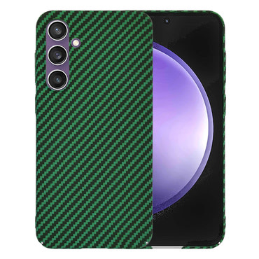 Čvrsta TPU maska Techsuit "Carbonite FiberShell" za Samsung Galaxy S23 FE - green
