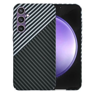 Čvrsta TPU maska Techsuit "Carbonite FiberShell" za Samsung Galaxy S23 FE - stealth gray