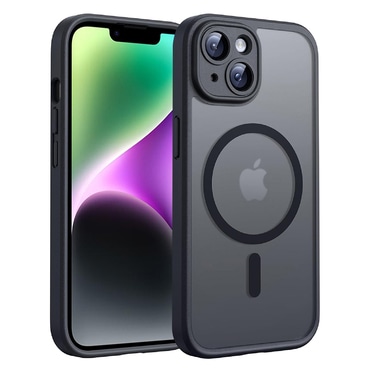 Hibridna maska "PureFrost MagSafe" za iPhone 14 - black