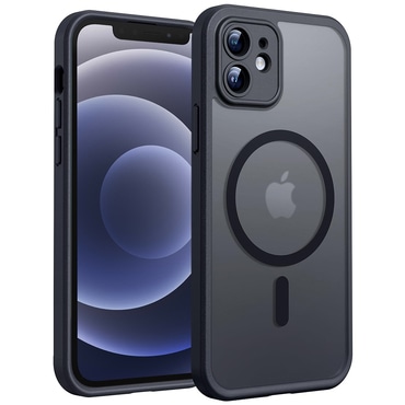 Hibridna maska "PureFrost MagSafe" za iPhone 12 - black