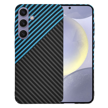 Čvrsta TPU maska Techsuit "Carbonite FiberShell" za Samsung Galaxy S24 Plus - blue pulse
