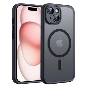 Hibridna maska "PureFrost MagSafe" za iPhone 15 - black