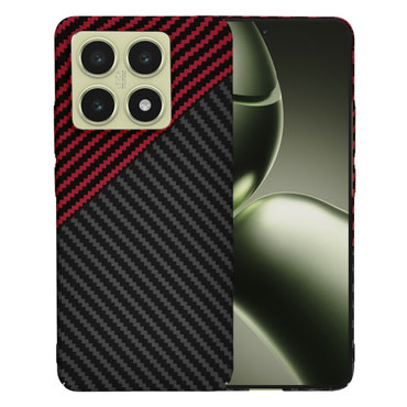 Čvrsta TPU maska Techsuit "Carbonite FiberShell" za Xiaomi 14T - red vortex