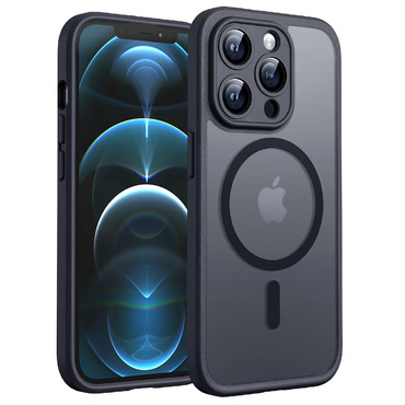 Hibridna maska "PureFrost MagSafe" za iPhone 16e / iPhone 17e - black