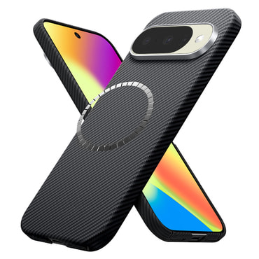 Premium maskica Techsuit Aramid Fiber s MagSafe podrškom za Google Pixel 10 / Pixel 10 Pro - black